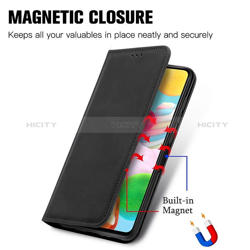 Coque Portefeuille Livre Cuir Etui Clapet S04D pour Samsung Galaxy A41 Plus