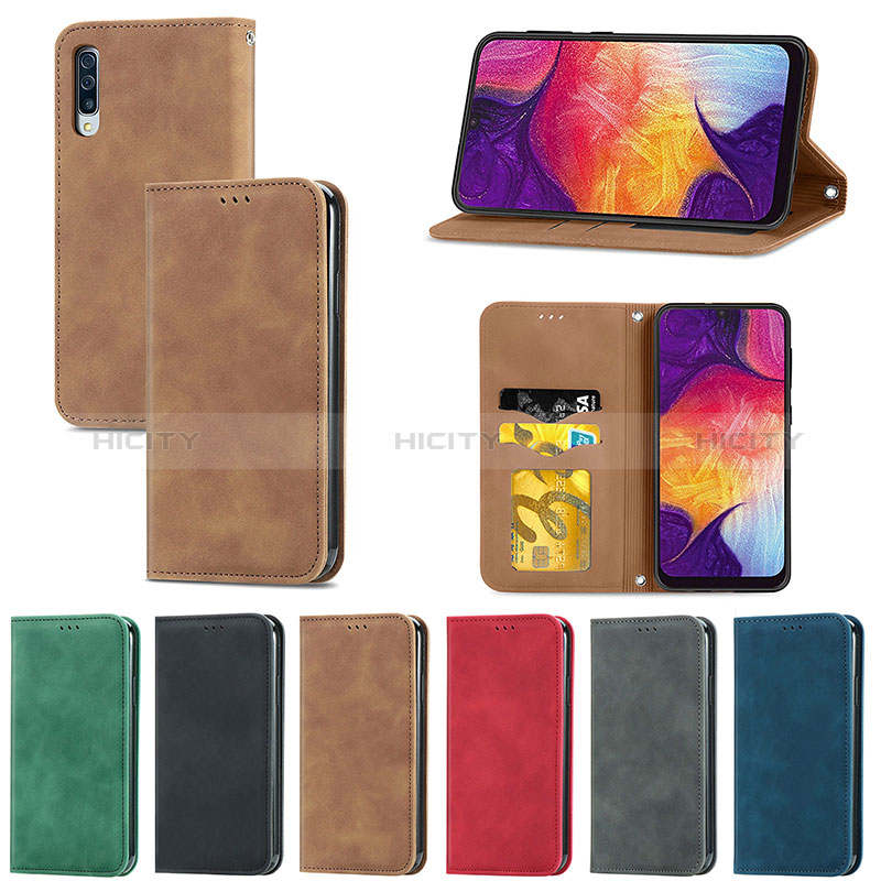 Coque Portefeuille Livre Cuir Etui Clapet S04D pour Samsung Galaxy A50S Plus