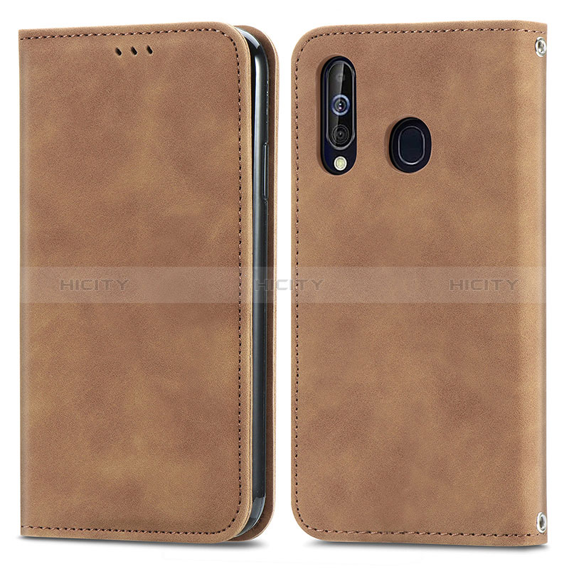 Coque Portefeuille Livre Cuir Etui Clapet S04D pour Samsung Galaxy A60 Plus