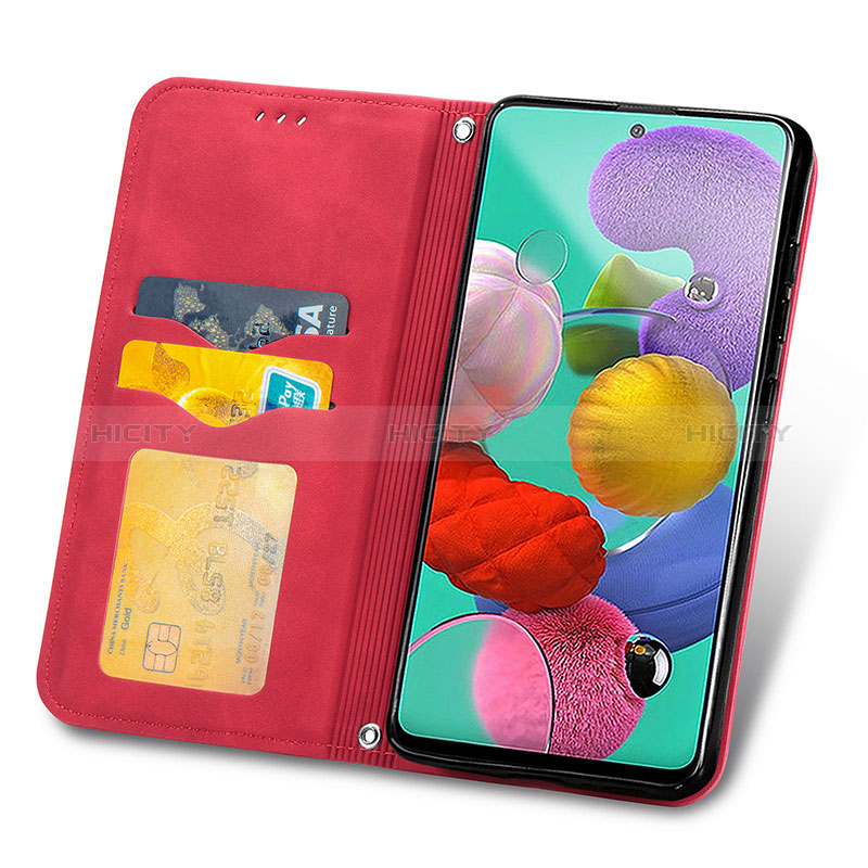 Coque Portefeuille Livre Cuir Etui Clapet S04D pour Samsung Galaxy A71 4G A715 Plus