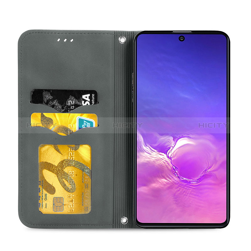 Coque Portefeuille Livre Cuir Etui Clapet S04D pour Samsung Galaxy A91 Plus