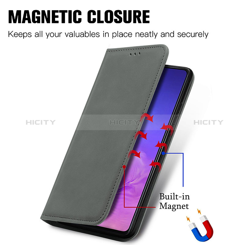 Coque Portefeuille Livre Cuir Etui Clapet S04D pour Samsung Galaxy A91 Plus