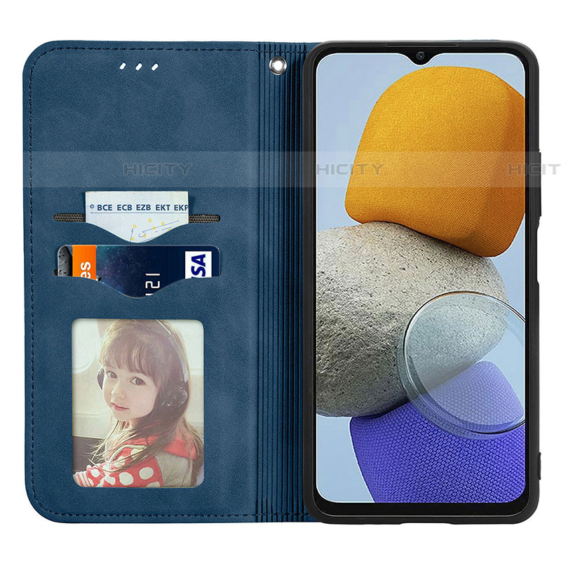 Coque Portefeuille Livre Cuir Etui Clapet S04D pour Samsung Galaxy F23 5G Plus