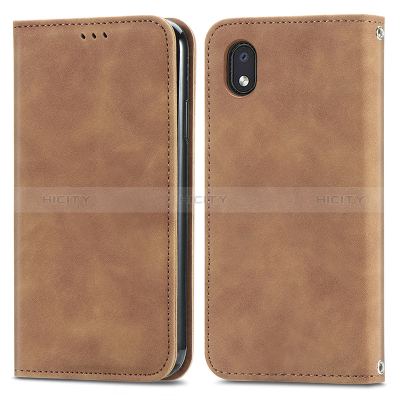 Coque Portefeuille Livre Cuir Etui Clapet S04D pour Samsung Galaxy M01 Core Plus