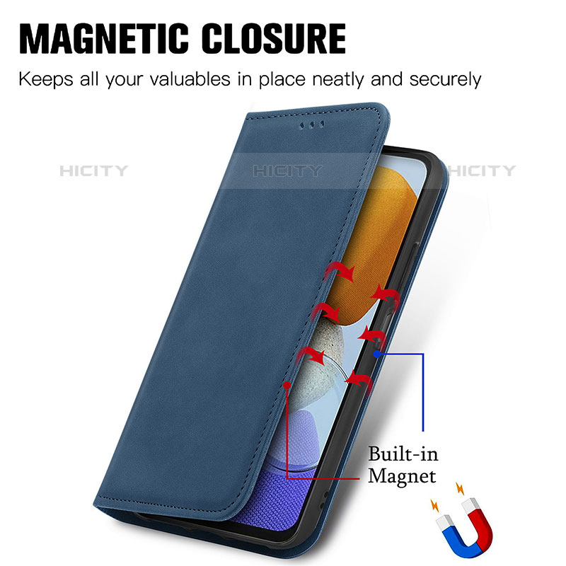 Coque Portefeuille Livre Cuir Etui Clapet S04D pour Samsung Galaxy M23 5G Plus