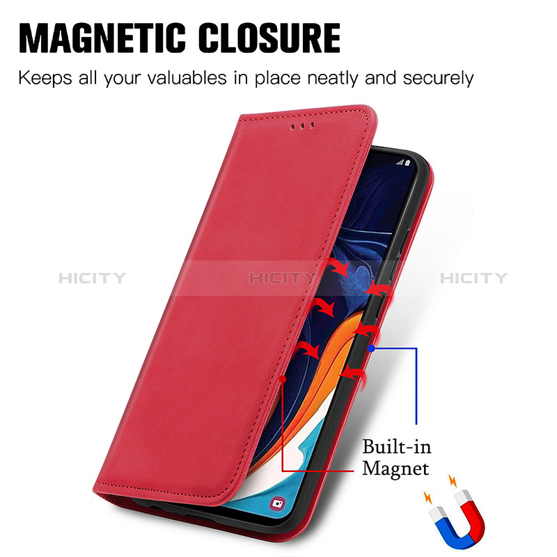 Coque Portefeuille Livre Cuir Etui Clapet S04D pour Samsung Galaxy M40 Plus