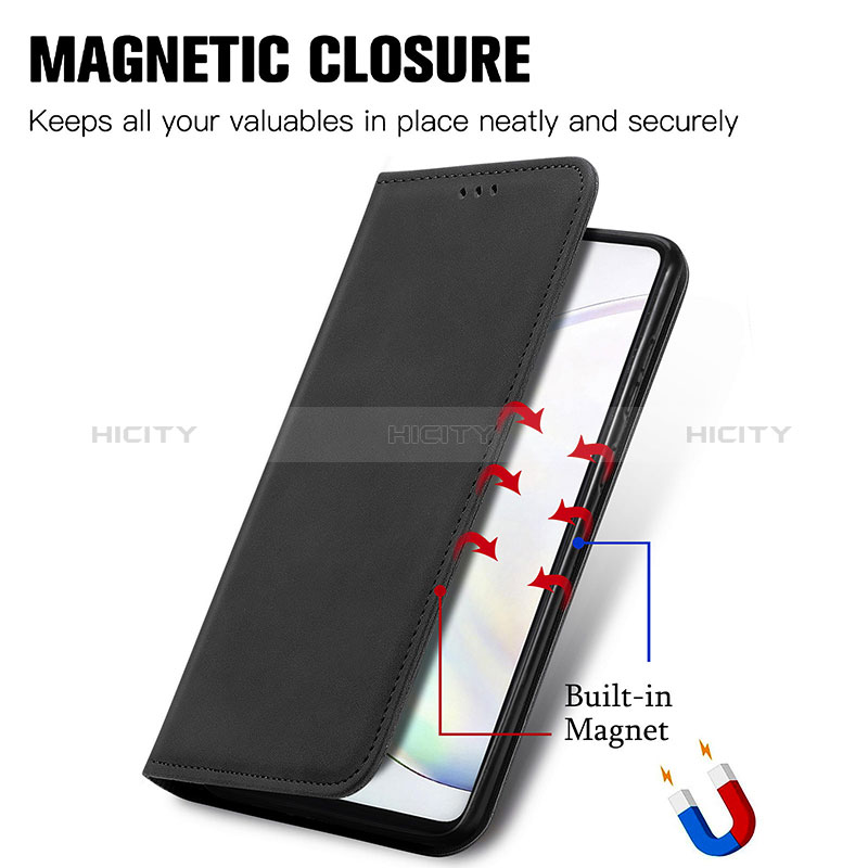 Coque Portefeuille Livre Cuir Etui Clapet S04D pour Samsung Galaxy M60s Plus