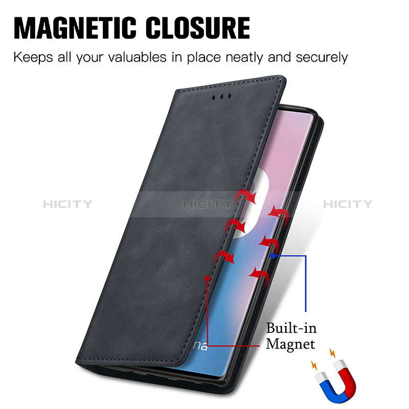 Coque Portefeuille Livre Cuir Etui Clapet S04D pour Samsung Galaxy Note 10 5G Plus