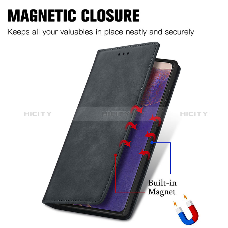 Coque Portefeuille Livre Cuir Etui Clapet S04D pour Samsung Galaxy Note 20 5G Plus