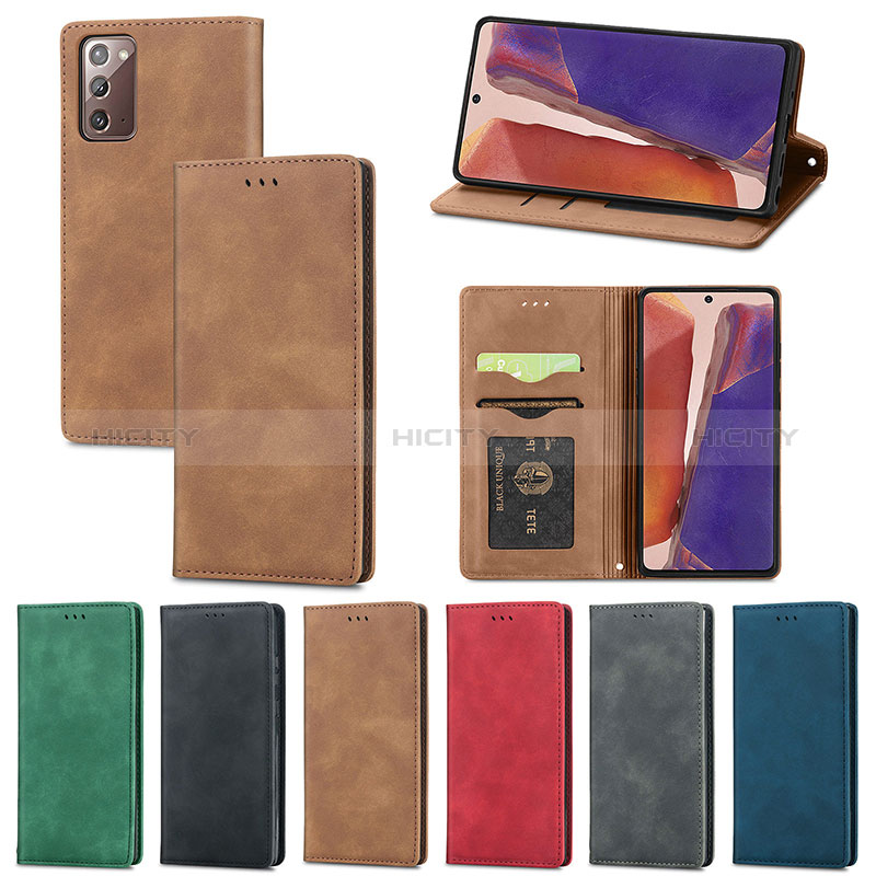 Coque Portefeuille Livre Cuir Etui Clapet S04D pour Samsung Galaxy Note 20 5G Plus