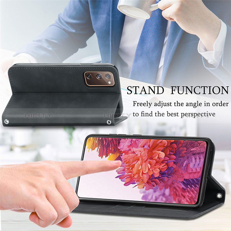 Coque Portefeuille Livre Cuir Etui Clapet S04D pour Samsung Galaxy S20 FE 5G Plus