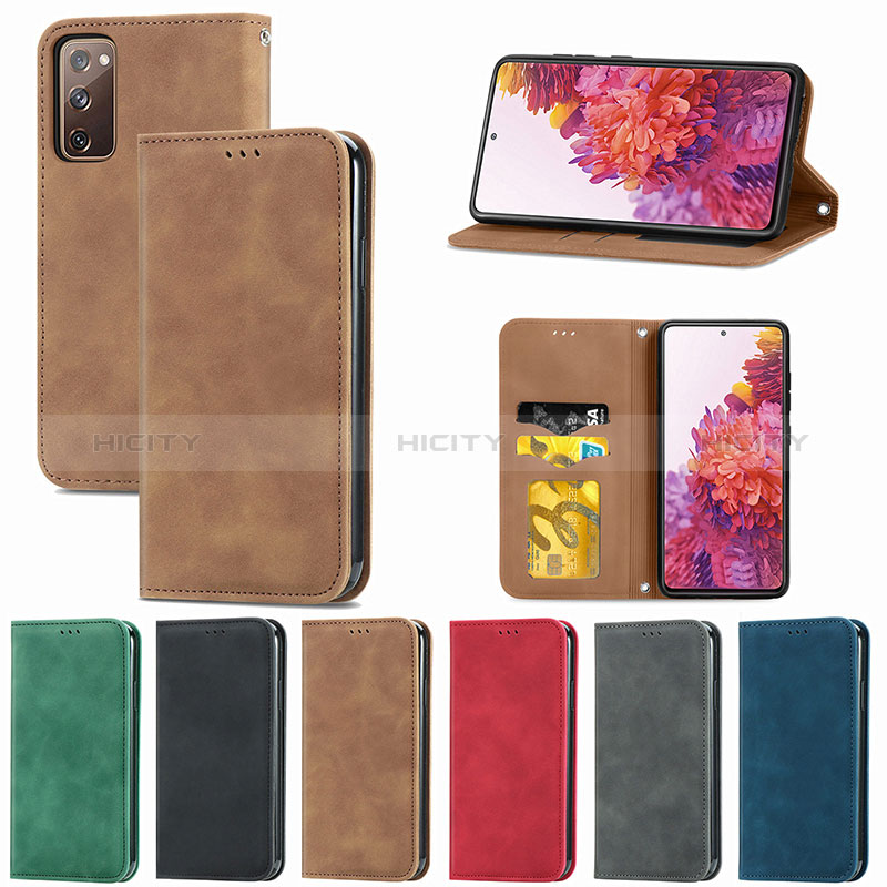 Coque Portefeuille Livre Cuir Etui Clapet S04D pour Samsung Galaxy S20 Lite 5G Plus