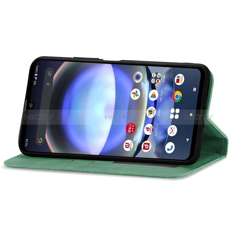 Coque Portefeuille Livre Cuir Etui Clapet S04D pour Sharp Aquos R8 Plus