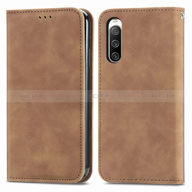 Coque Portefeuille Livre Cuir Etui Clapet S04D pour Sony Xperia 10 IV Plus