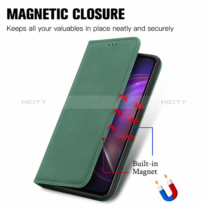 Coque Portefeuille Livre Cuir Etui Clapet S04D pour Vivo V21 5G Plus