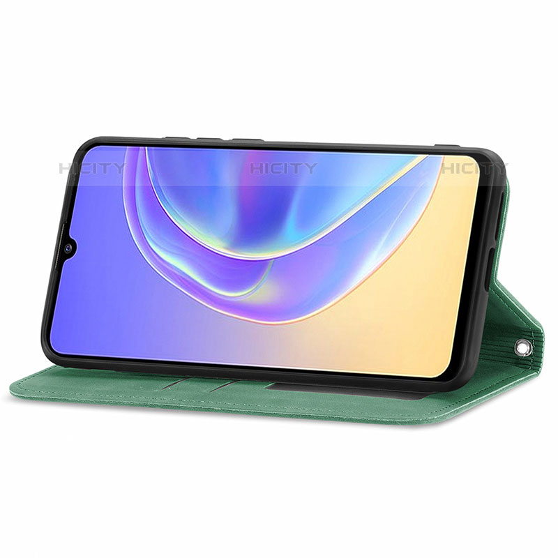 Coque Portefeuille Livre Cuir Etui Clapet S04D pour Vivo V21e 5G Plus