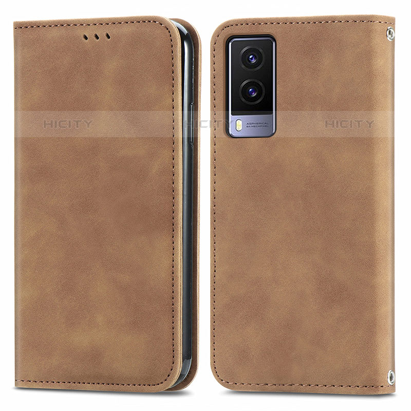 Coque Portefeuille Livre Cuir Etui Clapet S04D pour Vivo V21e 5G Plus