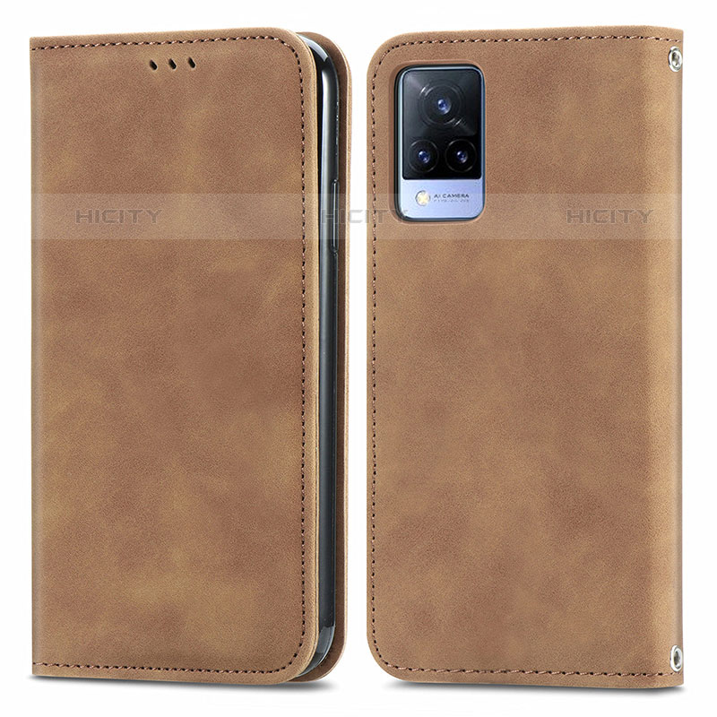 Coque Portefeuille Livre Cuir Etui Clapet S04D pour Vivo V21s 5G Plus