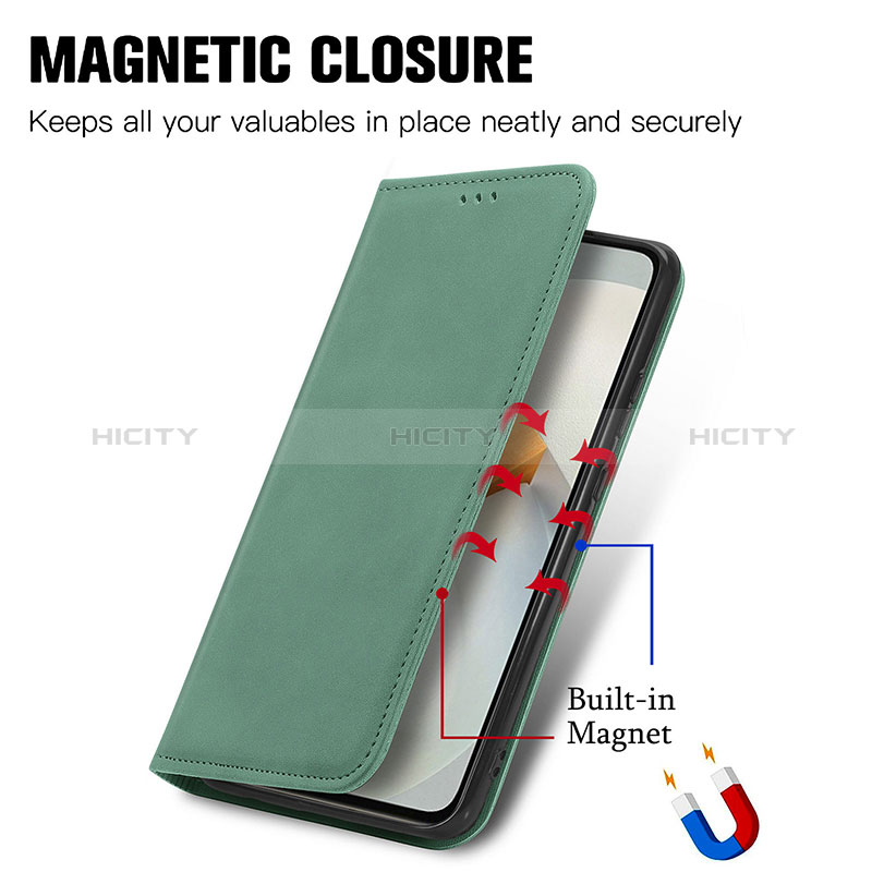 Coque Portefeuille Livre Cuir Etui Clapet S04D pour Vivo V23 5G Plus