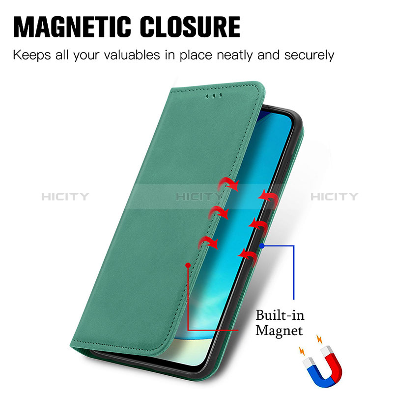 Coque Portefeuille Livre Cuir Etui Clapet S04D pour Vivo V25e Plus