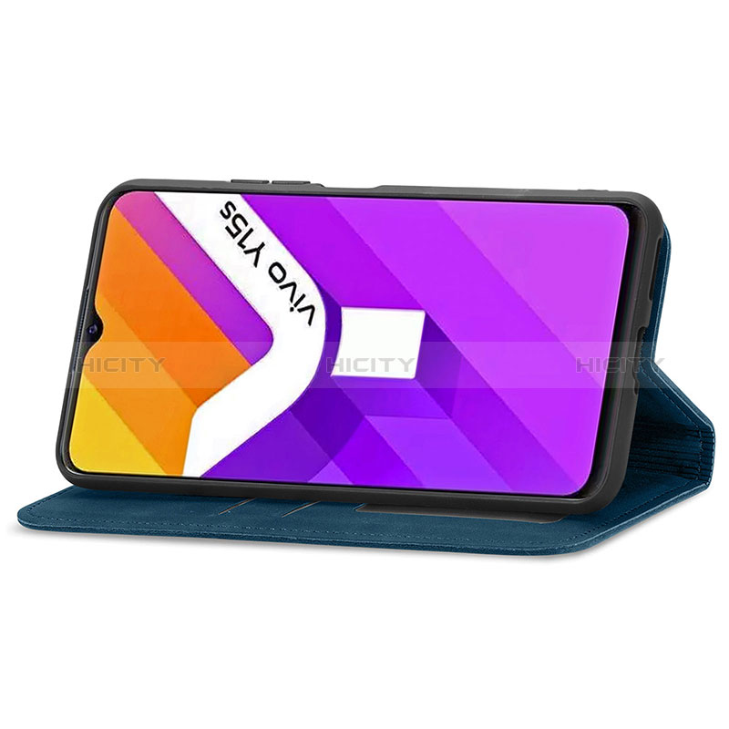 Coque Portefeuille Livre Cuir Etui Clapet S04D pour Vivo Y10 Plus