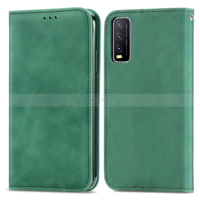 Coque Portefeuille Livre Cuir Etui Clapet S04D pour Vivo Y12A Plus