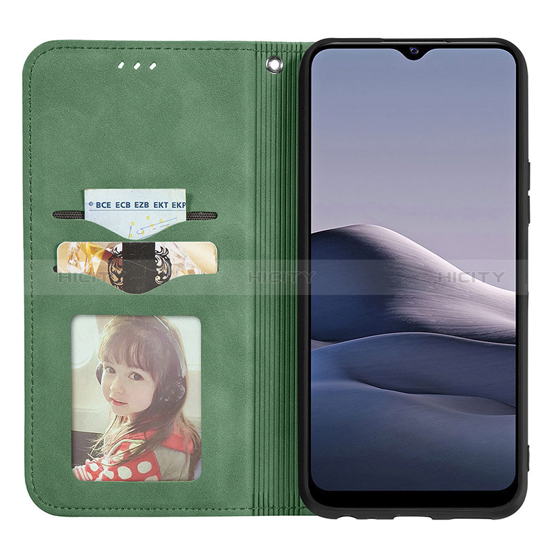 Coque Portefeuille Livre Cuir Etui Clapet S04D pour Vivo Y12A Plus