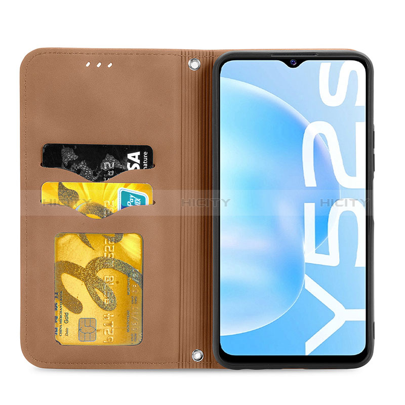 Coque Portefeuille Livre Cuir Etui Clapet S04D pour Vivo Y31s 5G Plus