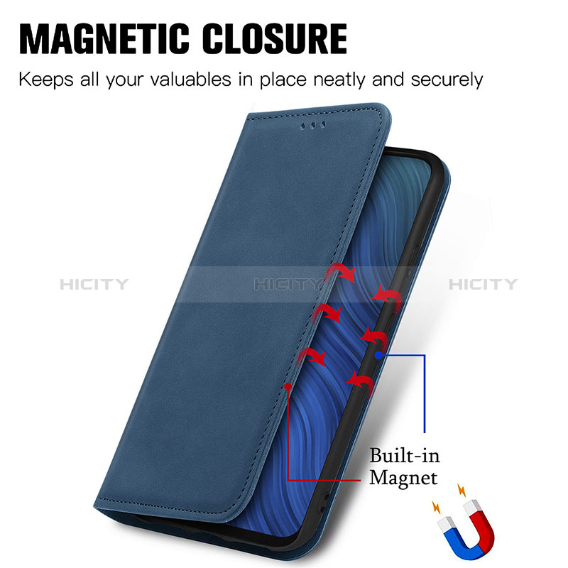 Coque Portefeuille Livre Cuir Etui Clapet S04D pour Vivo Y50 Plus