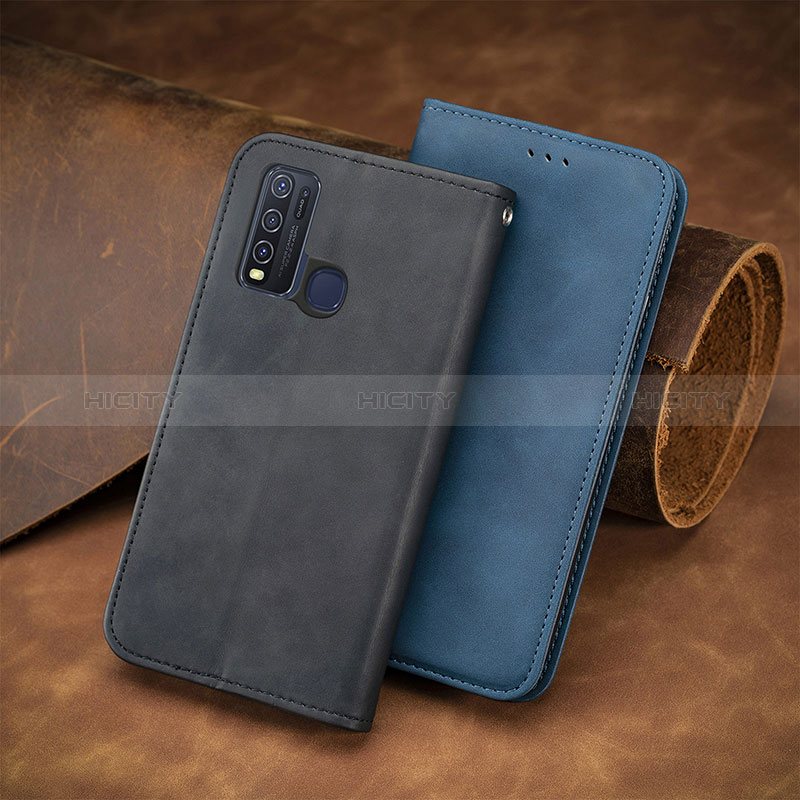 Coque Portefeuille Livre Cuir Etui Clapet S04D pour Vivo Y50 Plus