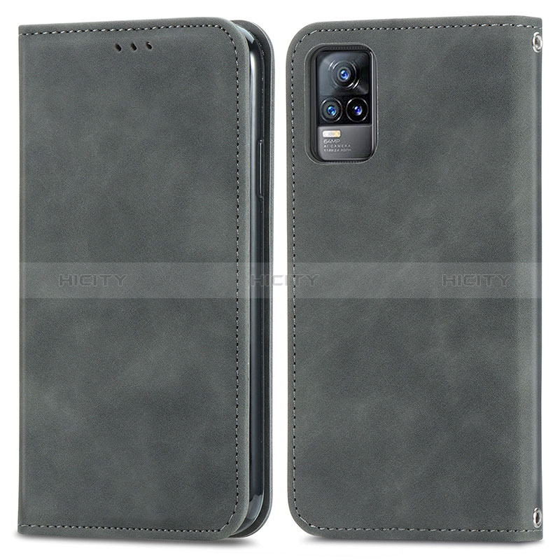 Coque Portefeuille Livre Cuir Etui Clapet S04D pour Vivo Y73 (2021) Plus