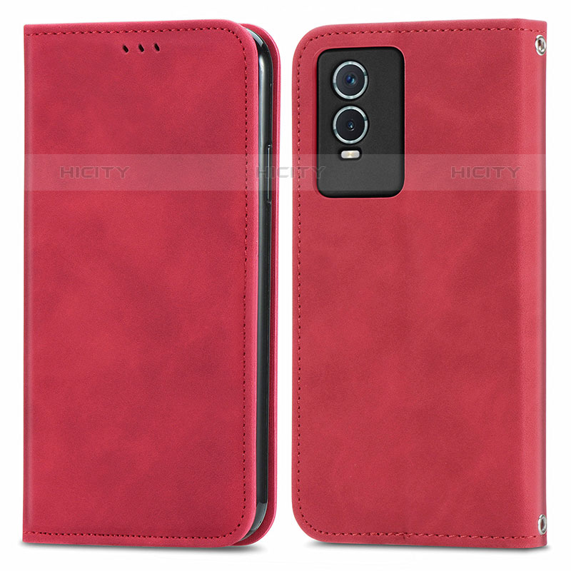 Coque Portefeuille Livre Cuir Etui Clapet S04D pour Vivo Y74s 5G Plus