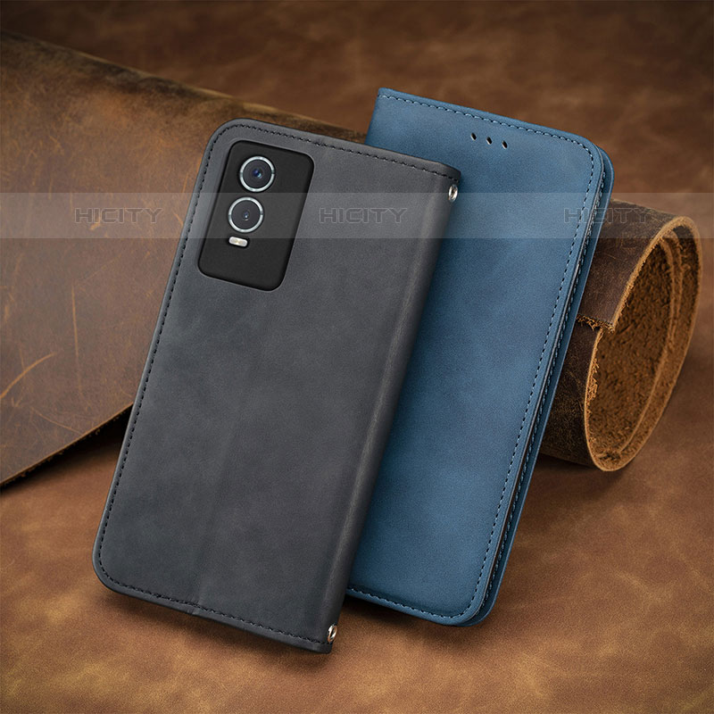 Coque Portefeuille Livre Cuir Etui Clapet S04D pour Vivo Y74s 5G Plus