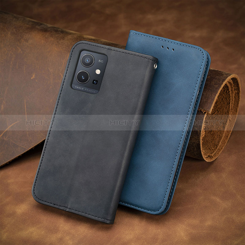 Coque Portefeuille Livre Cuir Etui Clapet S04D pour Vivo Y75 5G Plus