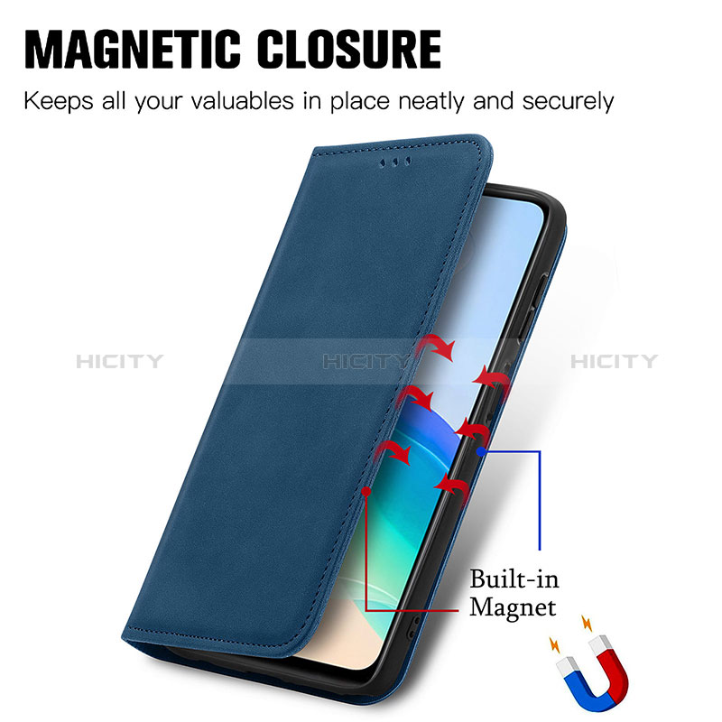 Coque Portefeuille Livre Cuir Etui Clapet S04D pour Vivo Y76 5G Plus