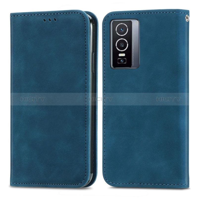 Coque Portefeuille Livre Cuir Etui Clapet S04D pour Vivo Y76 5G Plus