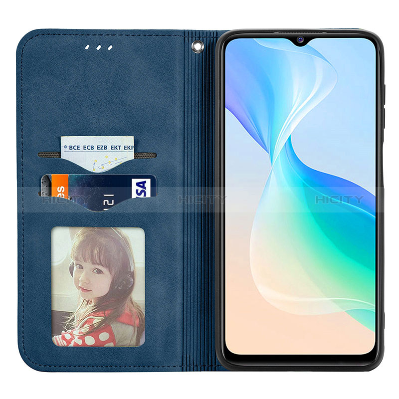 Coque Portefeuille Livre Cuir Etui Clapet S04D pour Vivo Y76 5G Plus