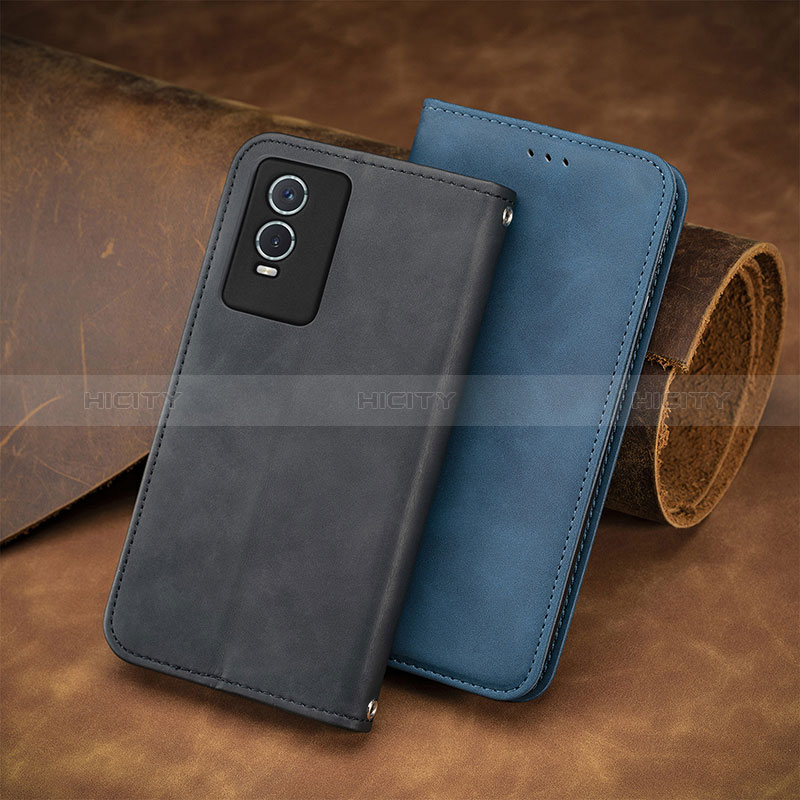 Coque Portefeuille Livre Cuir Etui Clapet S04D pour Vivo Y76s 5G Plus