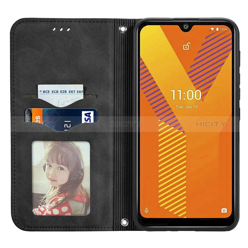 Coque Portefeuille Livre Cuir Etui Clapet S04D pour Wiko Y62 Plus