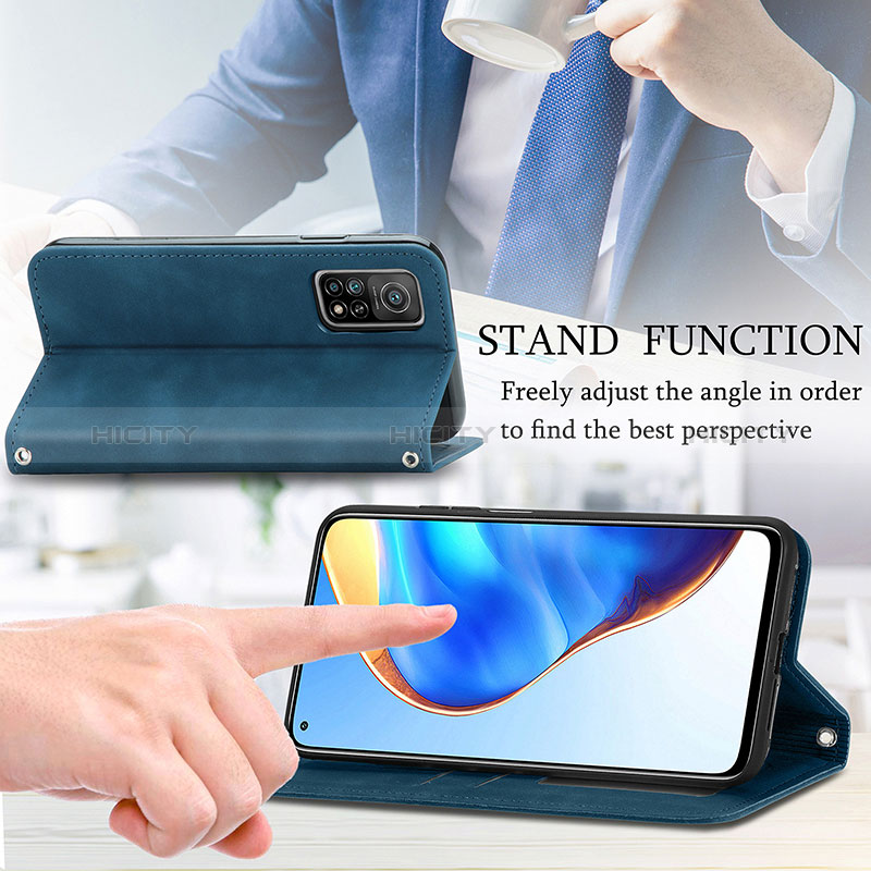 Coque Portefeuille Livre Cuir Etui Clapet S04D pour Xiaomi Mi 10T 5G Plus