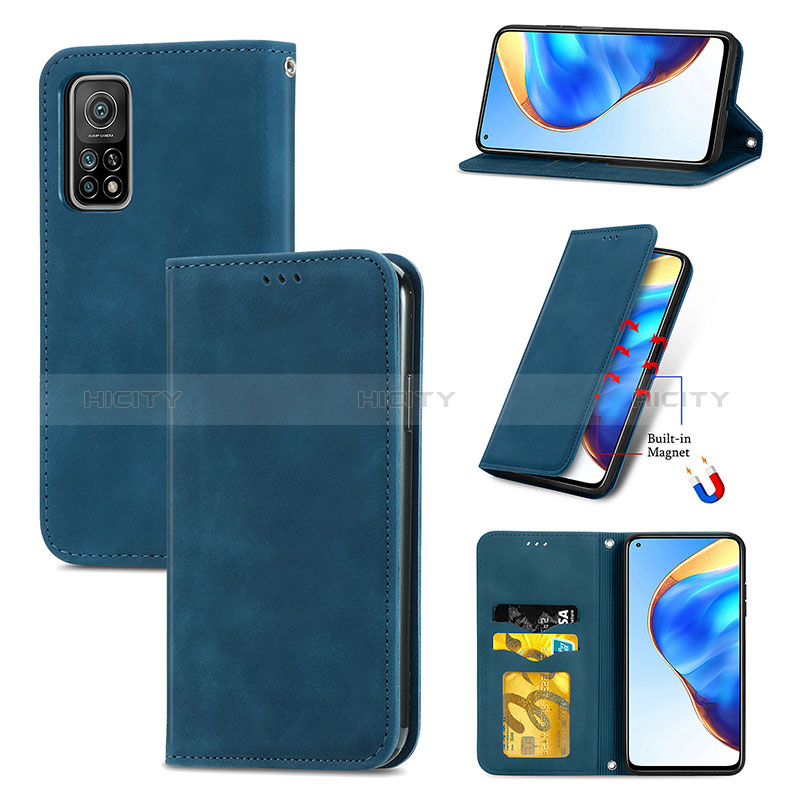 Coque Portefeuille Livre Cuir Etui Clapet S04D pour Xiaomi Mi 10T 5G Plus