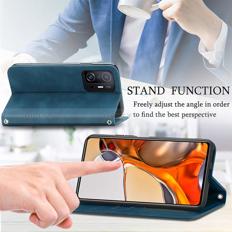 Coque Portefeuille Livre Cuir Etui Clapet S04D pour Xiaomi Mi 11T 5G Plus