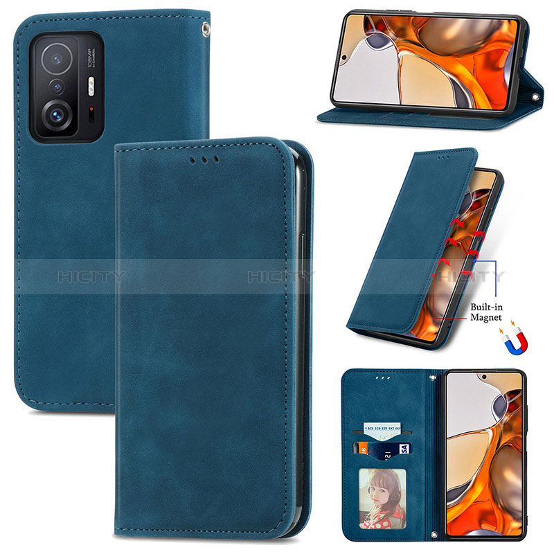 Coque Portefeuille Livre Cuir Etui Clapet S04D pour Xiaomi Mi 11T 5G Plus