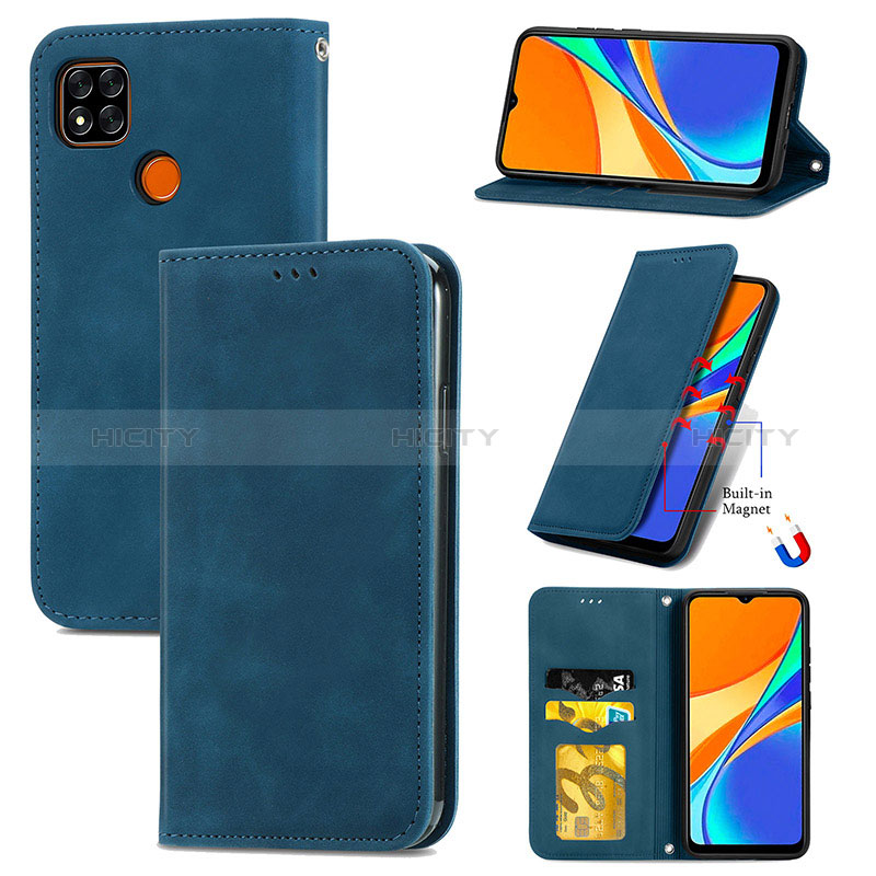 Coque Portefeuille Livre Cuir Etui Clapet S04D pour Xiaomi POCO C3 Plus