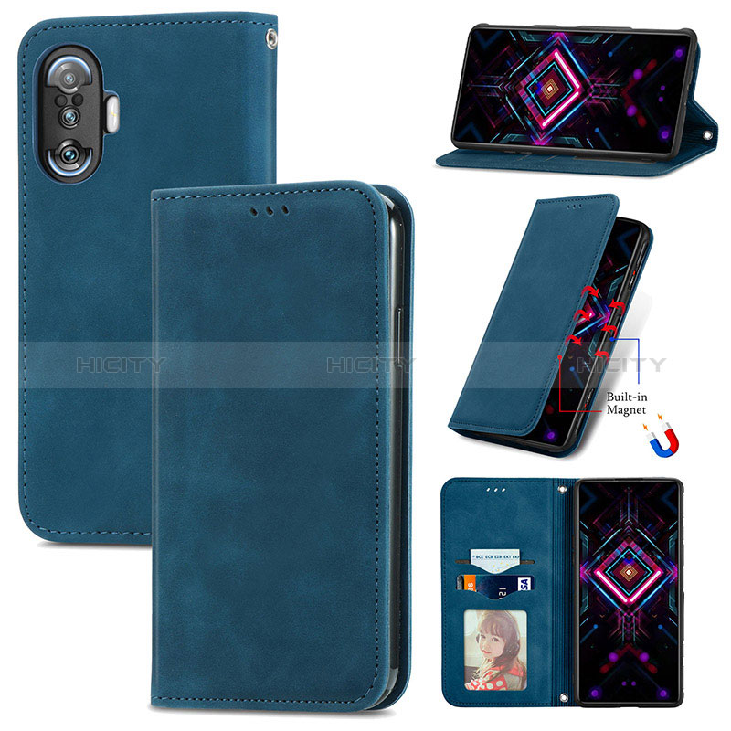 Coque Portefeuille Livre Cuir Etui Clapet S04D pour Xiaomi Poco F3 GT 5G Plus