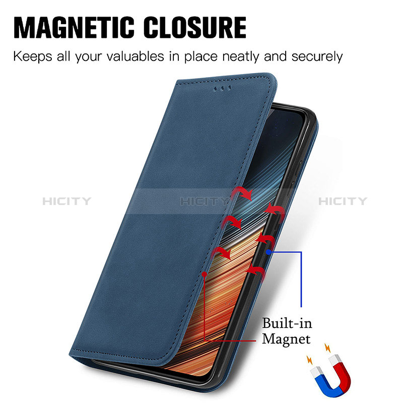 Coque Portefeuille Livre Cuir Etui Clapet S04D pour Xiaomi Poco F4 5G Plus