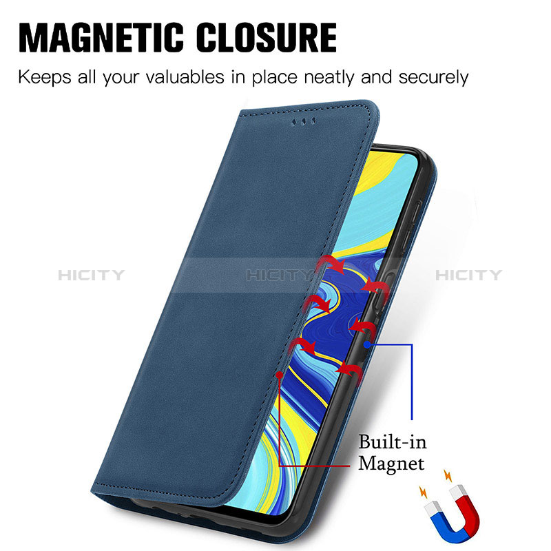 Coque Portefeuille Livre Cuir Etui Clapet S04D pour Xiaomi Poco M2 Pro Plus