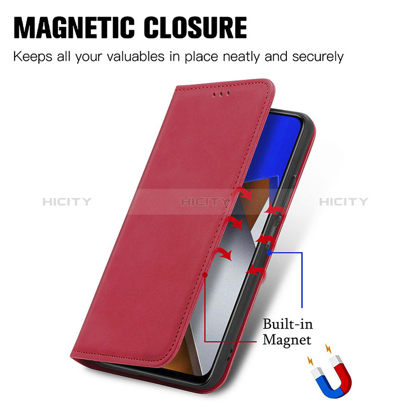 Coque Portefeuille Livre Cuir Etui Clapet S04D pour Xiaomi Poco M4 Pro 4G Plus