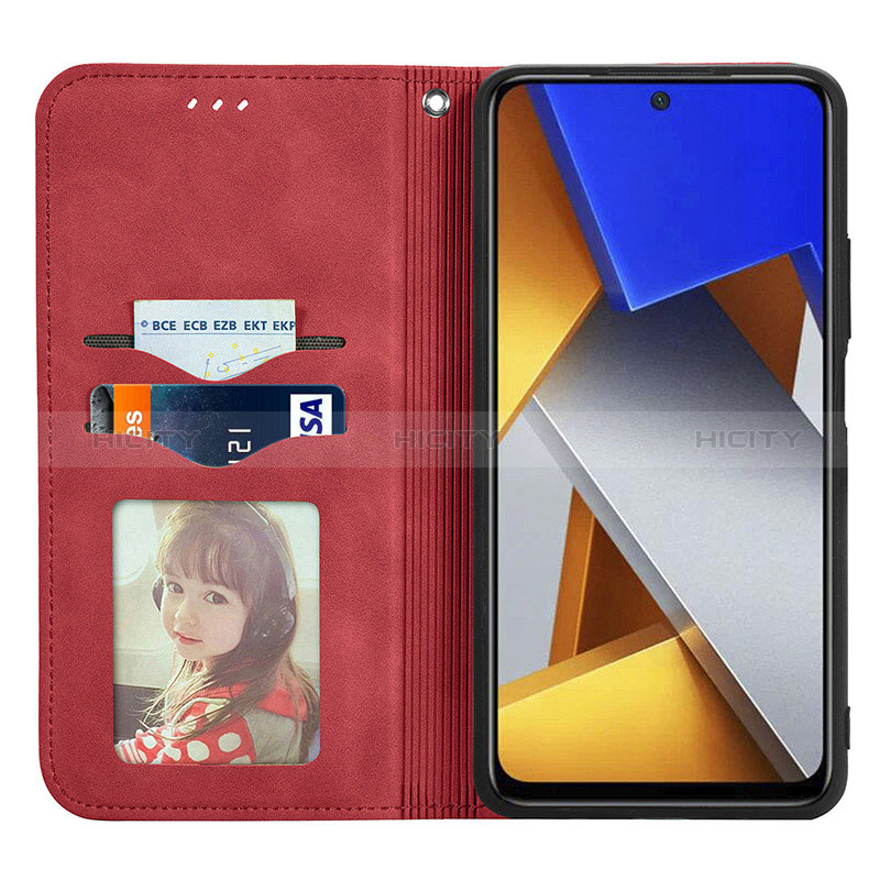 Coque Portefeuille Livre Cuir Etui Clapet S04D pour Xiaomi Poco M4 Pro 4G Plus