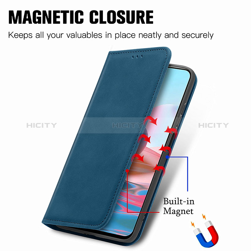 Coque Portefeuille Livre Cuir Etui Clapet S04D pour Xiaomi Poco M5S Plus